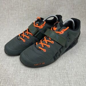 Inov8 Fastlift 335 Weightlifting Shoes Men's 9.5 / Women's 11 Green Orange Gym